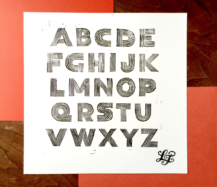 Linocut #1 | The Lost Type Co-op Store